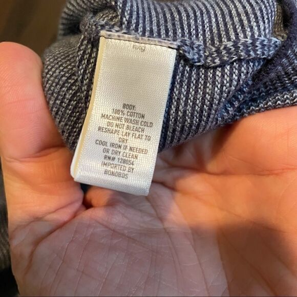 Bonobos like new blue white strip sweater xxl slim - Picture 5 of 5